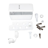Hydroponics Growing System LED Light Auto Control Intelligent Planting Machine Indoor Herb Garden 100‑240V EU Plug White