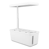 Hydroponics Growing System LED Light Auto Control Intelligent Planting Machine Indoor Herb Garden 100‑240V EU Plug White