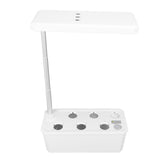 Hydroponics Growing System LED Light Auto Control Intelligent Planting Machine Indoor Herb Garden 100‑240V EU Plug White