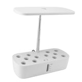 Hydroponics Growing System Planter ABS 12 Pods Soilless Indoor Garden Kit with LED Grow Light for Home