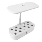Hydroponics Growing System Planter ABS 12 Pods Soilless Indoor Garden Kit with LED Grow Light for Home