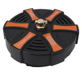 13 Inch Pressure Washer Surface Cleaner 2500PSI Working Pressure 1/4 Inch Quick Plug with 2 Extension Wand Attachments