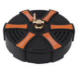 13 Inch Pressure Washer Surface Cleaner 2500PSI Working Pressure 1/4 Inch Quick Plug with 2 Extension Wand Attachments
