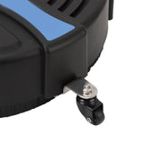 16 Inch Pressure Washer Surface Cleaner with 3 Wheels 3600PSI Stainless Steel Power Washer Accessory with 1/4 Inch Quick Connector 2 Extension Wands