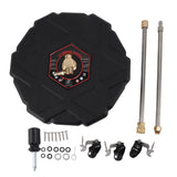 13in Pressure Surface Cleaner 2500PSI 1/4inch Quick Plug with Wheels Extension Rod Pressure Surface Washer for Garage Patio Roadway