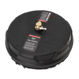 15 Inch Pressure Washer Surface Cleaner 3600PSI Working Pressure 1/4 Inch Quick Plug with 2 Extension Wand Attachments