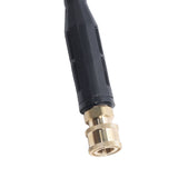 Pressure Washer Extension Wand 1/4 Inch Connector Stainless Steel Gutter Cleaner Rod with Black Shell for Roof Outer Wall