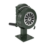 Hand Crank Siren Aluminium Alloy 110dB Loud Alarm Air Raid Tornado Siren Horns Alarm for Emergency Green