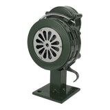 Hand Crank Siren Aluminium Alloy 110dB Loud Alarm Air Raid Tornado Siren Horns Alarm for Emergency Green