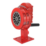Hand Crank Siren Aluminium Alloy 110dB Loud Alarm Air Raid Tornado Siren Horns Alarm for Emergency Red In Australia - Darrahopens