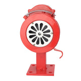 Hand Crank Siren Aluminium Alloy 110dB Loud Alarm Air Raid Tornado Siren Horns Alarm for Emergency Red