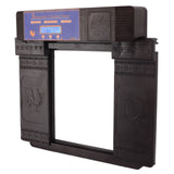 Automatic Chicken Door with Timer Solar Battery Powered LED Display Double Doors Electric Chicken Coop Opener Dark Brown