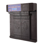 Automatic Chicken Coop Door Remote Control Light Sensing Timer Setting Auto Coop Door Opener Dark Brown