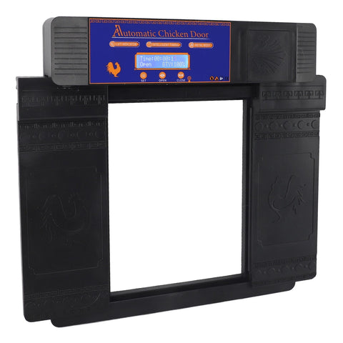 Automatic Chicken Coop Door Electric Double Door Auto Chicken Door Opener with Low Battery Reminder