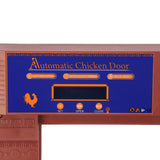 Automatic Chicken Coop Door Electric Double Door Auto Chicken Door Opener with Low Battery Reminder