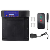 Automatic Chicken Coop Door Opener Smart Dual Opening Remote Control Electric Chicken Door 100‑240V Black US Plug