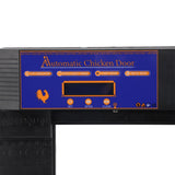 Automatic Chicken Coop Door Opener Smart Dual Opening Remote Control Electric Chicken Door 100‑240V Black US Plug