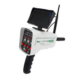 Metal Detector Gold Finder 1000M Range 30M Depth Sensitive Handheld Underground Treasure Scanner Locator for Gold Silver White