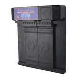 Automatic Chicken Coop Door Opener Anti Pinch IP45 Waterproof Solar Powered Poultry Coop Door with Timer Black