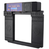 Automatic Chicken Coop Door Opener Anti Pinch IP45 Waterproof Solar Powered Poultry Coop Door with Timer Black