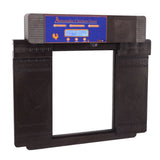 Automatic Chicken Coop Door Opener Anti Pinch IP45 Waterproof Solar Powered Poultry Coop Door with Timer Dark Brown