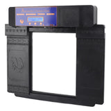 Solar Automatic Chicken Coop Door Professional Infrared Prevents Pinch Multi Modes Auto Coop Door with Timer Light Sensor and Remote Control Black