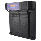 Solar Automatic Chicken Coop Door Professional Infrared Prevents Pinch Multi Modes Auto Coop Door with Timer Light Sensor and Remote Control Black
