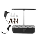 Indoor Garden Hydroponics Growing System 12 Pods Automatic Water Control with LED Light Hydroponic Planter Grower for Home