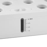 Indoor Garden Hydroponics Growing System 12 Pods Automatic Water Control with LED Light Hydroponic Planter Grower for Home