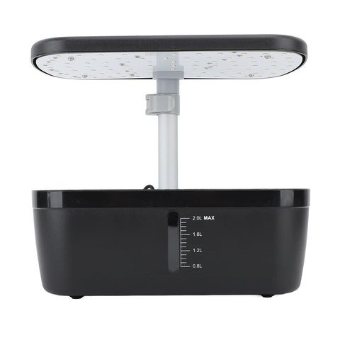 Indoor Garden Hydroponics Growing System 6 Pods Plant Germination Kit with Grow Light Hydrophonic Planter Grower
