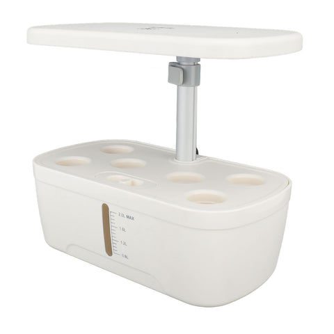 Indoor Garden Hydroponics Growing System 6 Pods Plant Germination Kit with Grow Light Hydrophonic Planter Grower