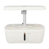 Indoor Garden Hydroponics Growing System 6 Pods Plant Germination Kit with Grow Light Hydrophonic Planter Grower