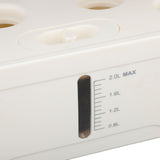 Indoor Garden Hydroponics Growing System 6 Pods Plant Germination Kit with Grow Light Hydrophonic Planter Grower