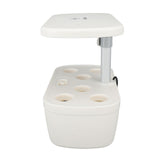 Indoor Garden Hydroponics Growing System 6 Pods Plant Germination Kit with Grow Light Hydrophonic Planter Grower