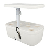 Indoor Garden Hydroponics Growing System 6 Pods Plant Germination Kit with Grow Light Hydrophonic Planter Grower