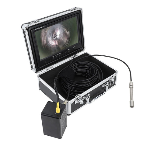 Endoscope Camera 17mm 20M 9 Inch HD Display IP68 Waterproof Borescope Drain Sewer Pipe Inspection Camera with LED Lights for Plumbers AC In Australia - Darrahopens