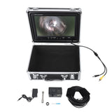 Endoscope Camera 17mm 20M 9 Inch HD Display IP68 Waterproof Borescope Drain Sewer Pipe Inspection Camera with LED Lights for Plumbers AC