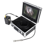 Endoscope Camera 17mm 20M 9 Inch HD Display IP68 Waterproof Borescope Drain Sewer Pipe Inspection Camera with LED Lights for Plumbers AC
