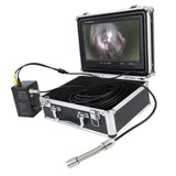 Endoscope Camera 17mm 20M 9 Inch HD Display IP68 Waterproof Borescope Drain Sewer Pipe Inspection Camera with LED Lights for Plumbers AC