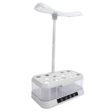 Hydroponics Growing System 12 Pods Indoor Gardening System with LED Grow Light Plants Germination Kit Ideal Gardening Gifts for Women EU Plug 100‑240V Transparent