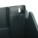Vertical Wall Planter Set Plastic Breathable Space Saving 4 Pots Hanging Vertical Wall Flowerpot for Porch Garden