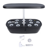 Hydroponics Growing System Indoor Gardening System with LED Grow Light Plants Germination Kit Soilless Cultivation Ideal Gardening Gift 100‑240V Black EU Plug In Australia - Darrahopens