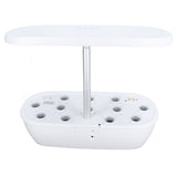 Hydroponics Growing System Indoor Gardening System with LED Grow Light Plants Germination Kit Soilless Cultivation Ideal Gardening Gift 100‑240V White US Plug