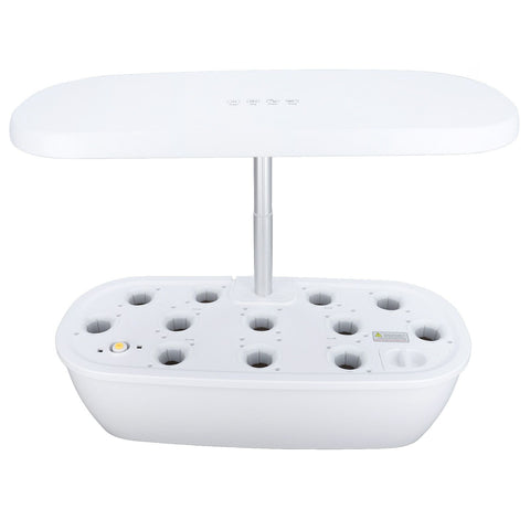 Hydroponics Growing System Indoor Gardening System with LED Grow Light Plants Germination Kit Soilless Cultivation Ideal Gardening Gift 100‑240V White EU Plug In Australia - Darrahopens