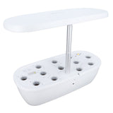 Hydroponics Growing System Indoor Gardening System with LED Grow Light Plants Germination Kit Soilless Cultivation Ideal Gardening Gift 100‑240V White EU Plug
