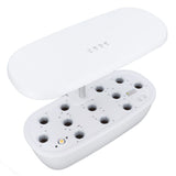 Hydroponics Growing System Indoor Gardening System with LED Grow Light Plants Germination Kit Soilless Cultivation Ideal Gardening Gift 100‑240V White EU Plug
