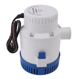 3000GPH Electronic Automatic Bilge Pump Waterproof Quiet Submersible Bilge Pump for Ponds Swimming Pools Spas 12V