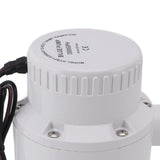 3000GPH Electronic Automatic Bilge Pump Waterproof Quiet Submersible Bilge Pump for Ponds Swimming Pools Spas 12V