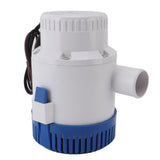 3000GPH Electronic Automatic Bilge Pump Waterproof Quiet Submersible Bilge Pump for Ponds Swimming Pools Spas 24V
