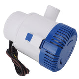 3000GPH Electronic Automatic Bilge Pump Waterproof Quiet Submersible Bilge Pump for Ponds Swimming Pools Spas 24V